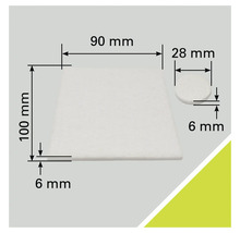 Image avec les dimensions d'un filtre