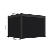 Pergola autoportante de dimensions 3020 x 2790 x 2366 millimètres.