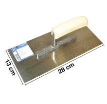 Taloche à lisser avec manche en bois, 28 x 13 cm