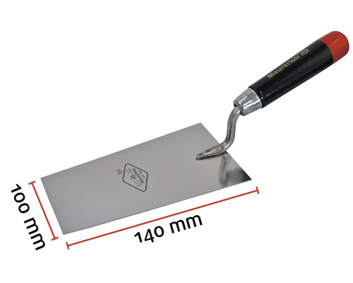 Truelle de maçon avec des dimensions de 100 mm sur 140 mm