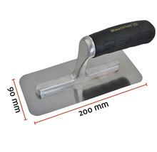 Maurerkelle mit einer Größe von 200 mal 90 Millimeter