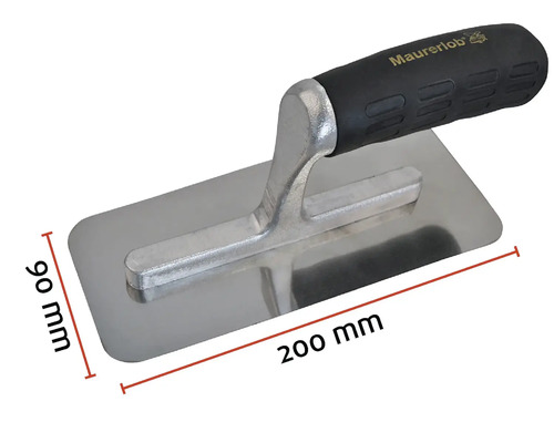 Maurerkelle mit einer Größe von 200 mal 90 Millimeter
