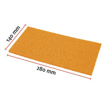 Feutre abrasif, 280 mm de long et 140 mm de large