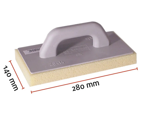 Schwammbrett mit den Maßen 280 mal 140 Millimeter