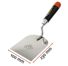 Maurerkelle mit den Maßen 100 mm x 230 mm