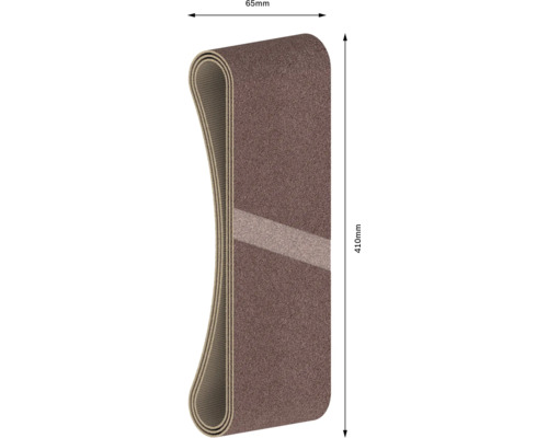 Bande abrasive, 65 x 410 millimètres