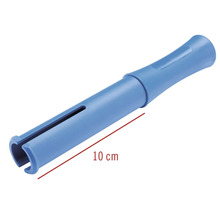 Dénudeur bleu en plastique d'environ 10 centimètres de long