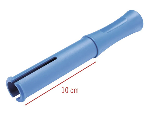 Dénudeur bleu en plastique d'environ 10 centimètres de long