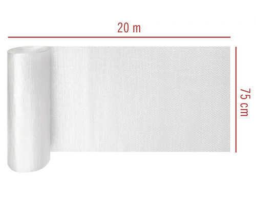 Rolliger Unkrautvlies, 20 Meter lang und 75 Zentimeter breit