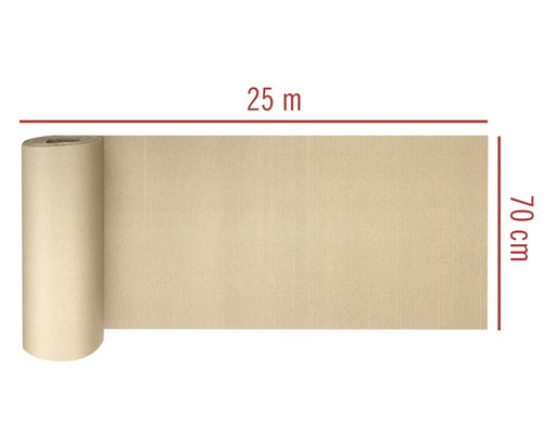 Rouleau de bordure de gazon en carton de 25 mètres de long et de 70 centimètres de large