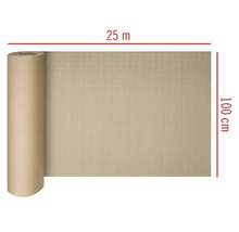 Abbildung einer Bastmatte auf einer Rolle, 100 cm breit und 25 m lang