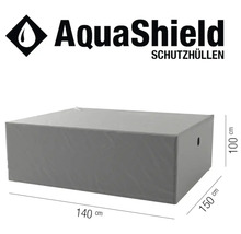 Housse de protection AquaShield pour mobilier de jardin, dimensions 140 x 150 x 100 centimètres
