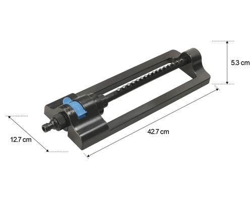 Arroseur oscillant d'une longueur de 42,7 cm pour l'arrosage du jardin