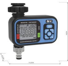 Bewässerungscomputer mit Display und Bedienelementen zur Steuerung der Bewässerung