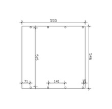 Dessin technique avec indications de dimensions