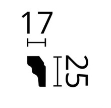 Coupe transversale du profil d une baguette avec les dimensions 17 par 25