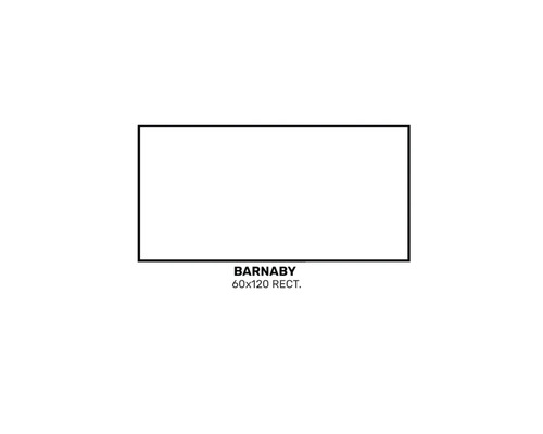 Graphique de la série de carreaux Barnaby au format rectangulaire 60 par 120 centimètres, rectifié.
