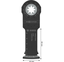 Lame de scie plongeante Bosch Starlock Plus PAIZ 32 EPC pour bois, largeur 32 millimètres, profondeur de coupe 60 millimètres avec Curved Tec