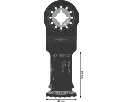 Lame de scie plongeante Bosch Starlock AIZ 32 EPC pour bois 32 millimètres