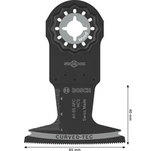 Bosch Starlock Tauchsägeblatt AII 65 APC aus kohlenstoffreichem Stahl für Holz mit Curved Tec Technologie für präzise Tauchschnitte