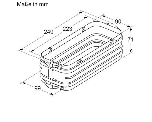 Dessin technique d''une fenêtre de sous-sol avec dimensions en millimètres