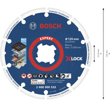 Bosch Professional Diamanttrennscheibe Expert Metall Ø 125x22,23mm Multi Construction, X-LOCK Aufnahme-thumb-4