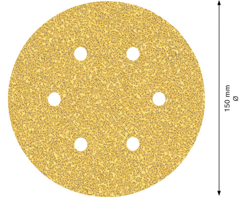 Schleifscheibe, Korngröße unbekannt, Durchmesser 150 Millimeter