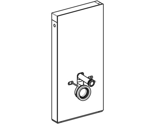 Bâti-support pour WC suspendu pour installation dans la salle de bain.