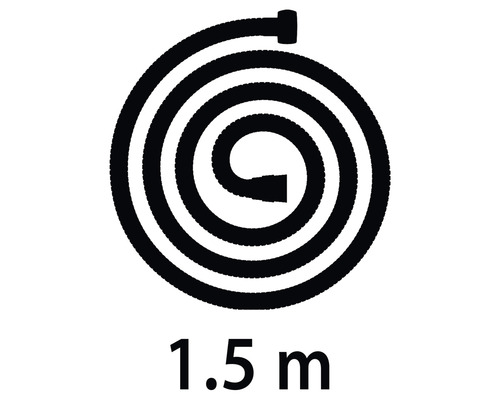 Flexible de douche, 1,5 mètre