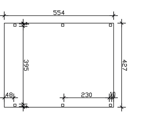 Dessin technique avec dimensions