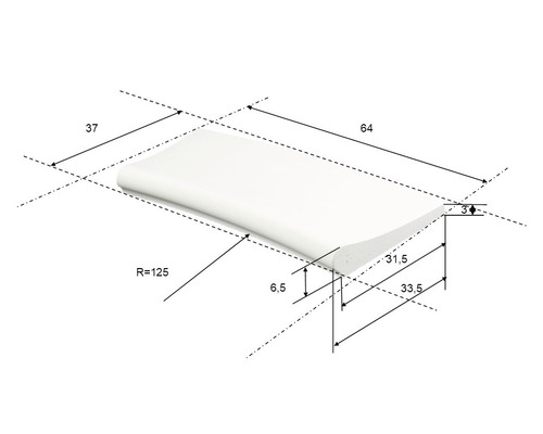 Dessin technique d''une pièce avec dimensions