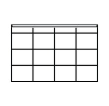 Structure d''étagère avec plusieurs compartiments