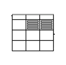 Insert d''armoire avec neuf compartiments pour le rangement