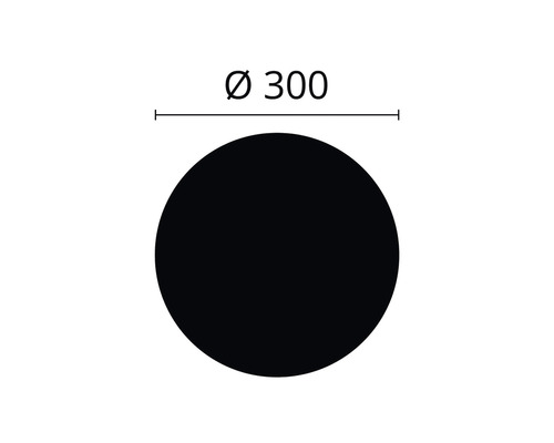 Cercle d''un diamètre de 300 millimètres
