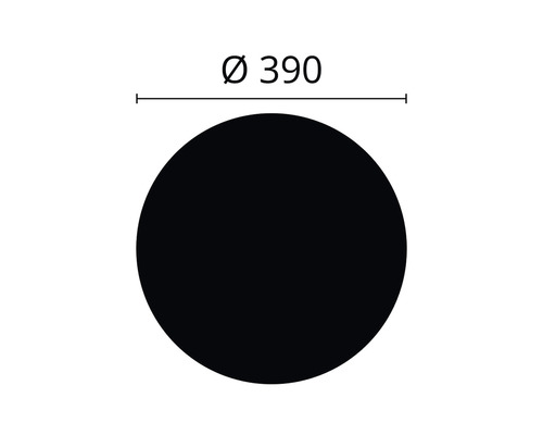 Cercle d''un diamètre de 390