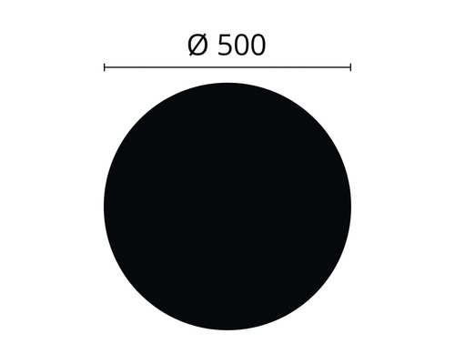 Cercle d''un diamètre de 500