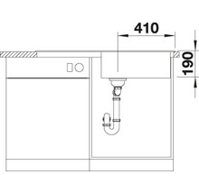 Blanco SONA XL 6 S Spüle BxT 1000x500 mm Silgranit tartufo 519696