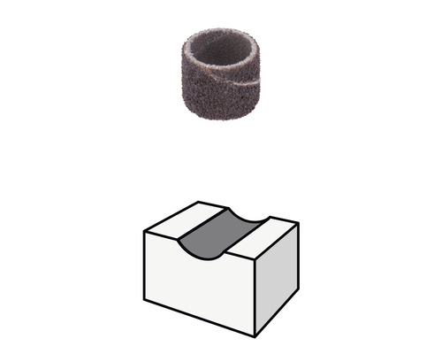 Manchon abrasif et support