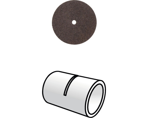 Disque à tronçonner et raccord de tuyau