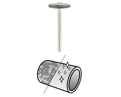 Brosse métallique pour nettoyer les surfaces