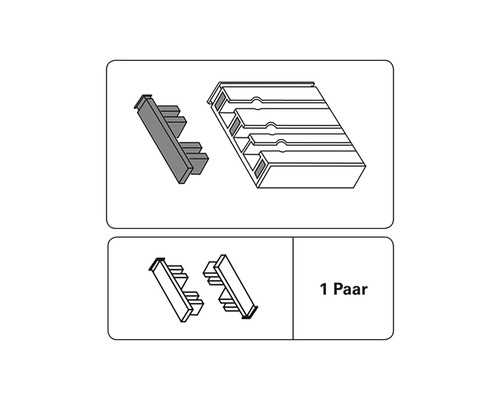 Illustration von Verbindungselementen für den Bau