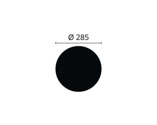 Cercle d''un diamètre de 285 millimètres