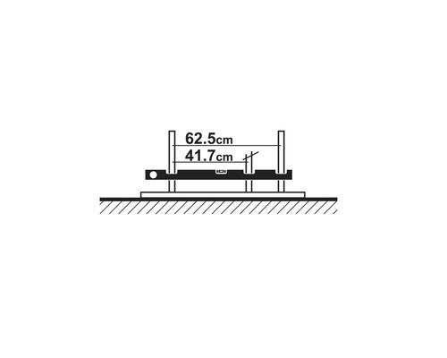 Illustration avec dimensions 62,5 cm et 41,7 cm