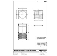 TopWet Perforiertes Terrassenaufstockelement Ø 129 mm H = 227 mm