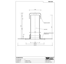 TopWet Dachentlüfter mit integrierter Bitumen-Manschette NW 125 H = 300 mm