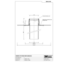 TopWet Dampfsperre-Durchführung mit integrierter Bitumen-Manschette NW 125 H = 200+97 mm