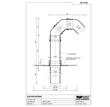 TopWet Kabeldurchführung mit integrierter PVC-Manschette NW 110 H = 200+523 mm