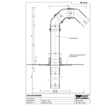 TopWet Kabeldurchführung mit integrierter PVC-Manschette NW 75 H = 200+523 mm