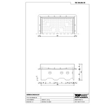 TopWet Kontrollschacht für Gründach mit begehbares Kunststoffgitter 300 x 300 x 1030 mm
