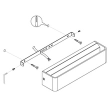 LED Deckenleuchte Sania weiss 1 x 12 W 1400 lm L. 365mm-thumb-3